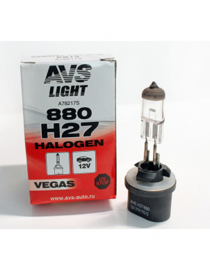 Галогенная лампа AVS Vegas H27/880 12V.27W (1 шт.) фото 1