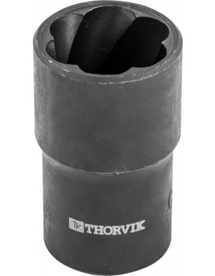 Головка торцевая спиральная для поврежденного крепежа 1/2"DR, 21 мм, Thorvik BES1221 (53221) фото 1