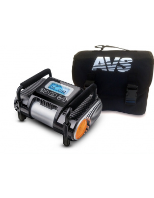 Компрессор AVS KE350EL с цифровым манометром и фонарем (35 л/мин) фото 1