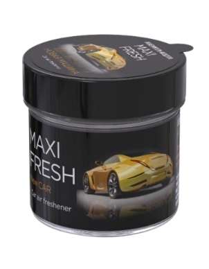 Ароматизатор воздуха MAXI FRESH CMF-102 "НОВАЯ МАШИНА" (банка, 100 гр.) фото 1