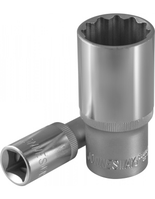 Головка торцевая глубокая 12-гранная, 1/2 DR, 30 мм, Jonnesway S04HD4730 фото 1