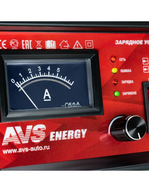 Зарядное устройство для авто и мото аккумуляторов AVS BT-6023 (5A) 6V/12V фото 4