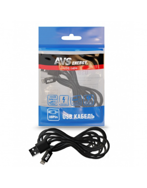 Кабель для iPhone 5/6/7/8/X (3м) AVS IP-53 фото 1