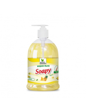 Жидкое мыло Soapy – Ананас, с дозатором 500 мл, Clean&Green CG8241 фото 1