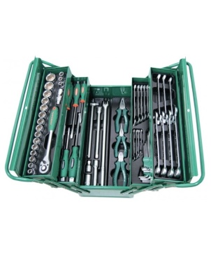 Набор в инструментальном ящике, 62 предмета, Jonnesway C-3DH262 фото 1