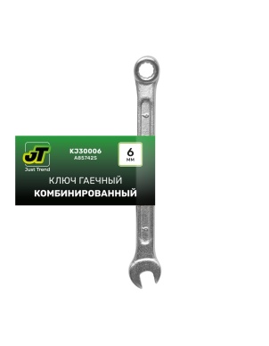Ключ гаечный комбинированный (06 мм) JT KJ30006 (A85742S) фото 1