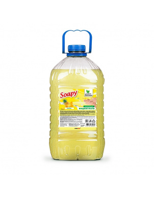 Жидкое мыло "Soapy" эконом "Ананас" 5 л, Clean&Green CG8228 фото 1