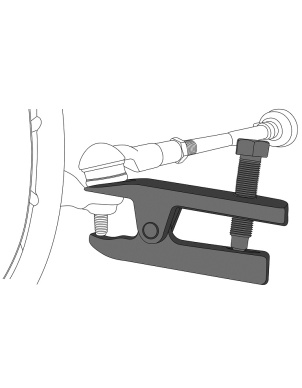 Съемник шаровых шарнирных соединений рычажный с захватом 19 мм, Thorvik ABJS3 фото 2