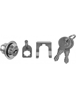 Замок с двумя ключами для тележки OMBRA OTT47-001CR (55978) фото 1