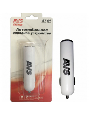 Зарядное устройство USB (1 порт) AVS ST-04 (0.9А) фото 1