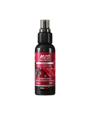 Ароматизатор нейтрализатор запахов AVS AFS-011 Stop Smell (Вишня, 100 мл, спрей) А85399S фото 1