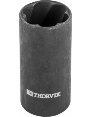 Головка торцевая спиральная для поврежденного крепежа 1/2 DR, 17 мм, Thorvik BES1217 (53219) фото 1