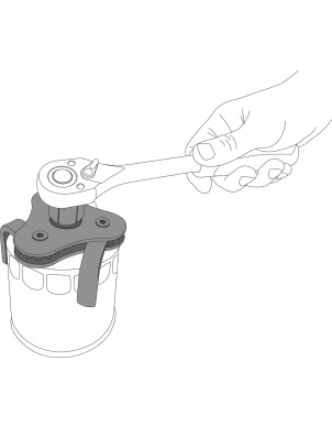 Съемник масляных фильтров, краб с плоскими захватами 65-100 мм, Thorvik AOFWJ3 фото 2