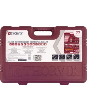 Набор инструментов, 77 предметов, Thorvik UTS0077 (52802) фото 4