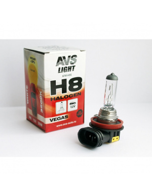 Галогенная лампа AVS Vegas H8.12V.35W (1 шт.) фото 1
