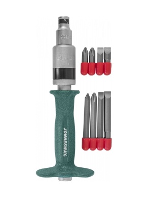 Набор ударных отверток SL, PH (5 шт) Jonnesway AG010139 фото 2