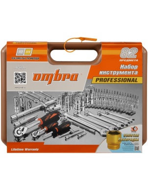 Набор инструментов, 82 предмета, Ombra OMT82S фото 1
