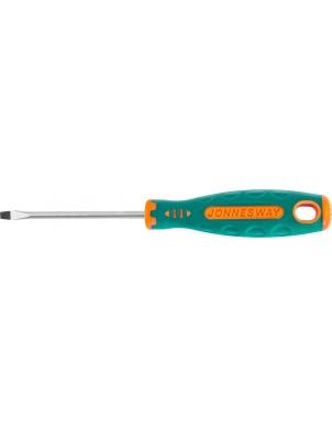 Отвертка стержневая шлицевая ANTI-SLIP GRIP, SL3.0х60 мм, Jonnesway D71S360 (46118) фото 1