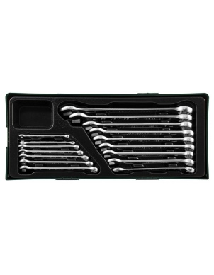 Набор комбинированных ключей 6-24 мм, 16 предметов (ложемент) Jonnesway W26116SP фото 1