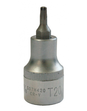 Головка торцевая 1/2 DR, с вставкой Torx T-25, L-58 мм, Jonnesway S07H425 фото 1