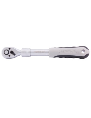 Трещоточная рукоятка телескопическая 1/4"DR, 72 зубца, Thorvik S1R572 (54089) фото 1