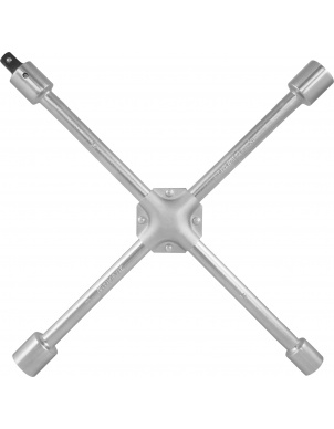 Баллонный ключ крест, усиленный, 17x19x21x22, переxодник 1/2 DR, 400 мм, Thorvik CRTW40AD фото 1
