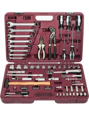 Набор инструментов, 77 предметов, Thorvik UTS0077 (52802) фото 1