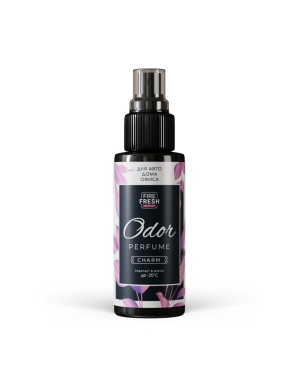 Ароматизатор нейтрализатор запахов Odor Perfume (Charm) (спрей 50 мл.) AVS ASP-004 (A85438S) фото 1