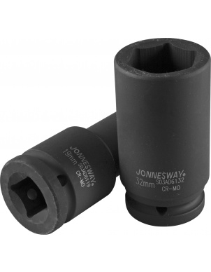 Головка торцевая ударная глубокая 3/4 DR, 27 мм, Jonnesway S03AD6127 фото 1