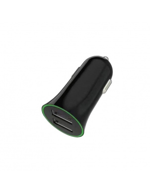 Автомобильное зарядное устройство AVS UC-522 (USB 2 порта 2.4 А, чёрный) Black Edition A07982S фото 1