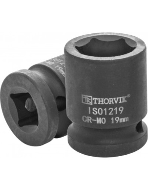 Головка торцевая ударная 1/2"DR, 19 мм, Thorvik IS01219 (53414) фото 1