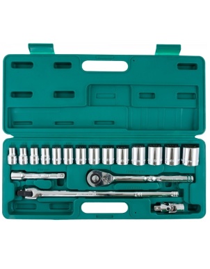 Набор головок 1/2 DR, 3/8-1-1/4, 18 предметов, Jonnesway S05H4219S фото 1