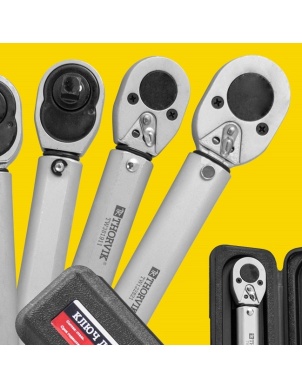 Динамометрический ключ 1/4 DR, 2-24 Hm, Thorvik TW14224 фото 5