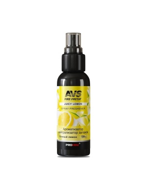 Ароматизатор нейтрализатор запахов AVS AFS-048 Stop Smell (Сочный лимон, 100 мл, спрей) A85401S фото 1