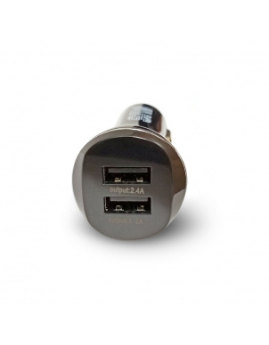Автомобильное зарядное устройство USB (2 порта) AVS UC-322 (2,4А) (Black Edition) фото 1