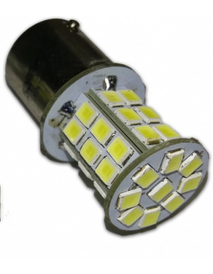 Светодиодная лампочка S105B T15/белый/ (BAY15D) 39SMD 2835 10-30V 2 contact, блистер 2 шт. фото 1