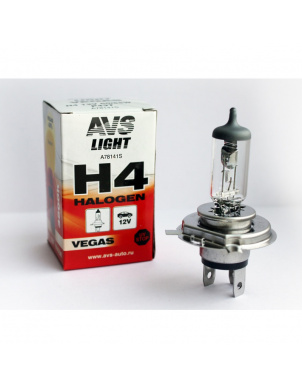 Галогенная лампа AVS Vegas H4.12V.60/55W (1 шт.) фото 1