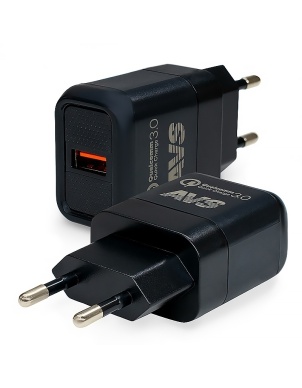 Сетевое зарядное устройство USB AVS UT-713 Quick Charge (1.5-3A, 1 порт) A07979S фото 5
