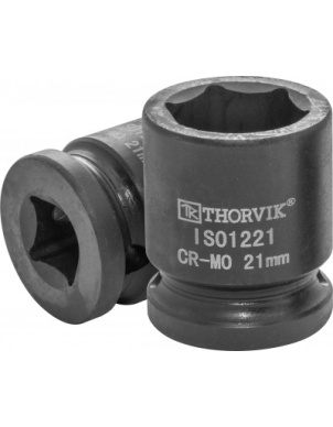 Головка торцевая ударная 1/2"DR, 21 мм, Thorvik IS01221 (53417) фото 1