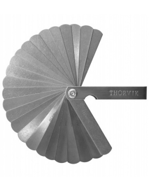 Комплект щупов 25 пластин, 0.04-1 мм, Thorvik TG25 (53379) фото 1