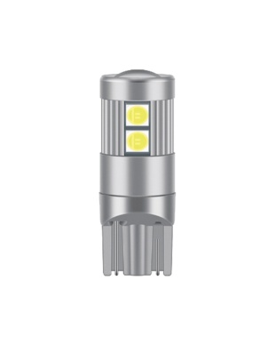 Светодиодные лампочки T126 T10 /белый/ (W2.1x9.5d) CANBUS 9SMD 3030 12-24V W5W, 2 шт. (A85430S) фото 2