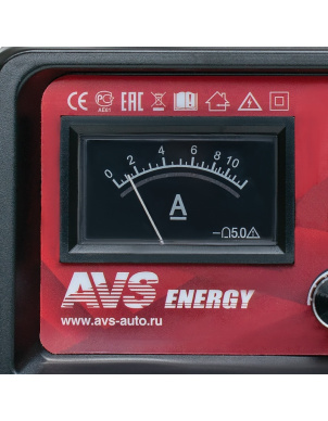 Зарядное устройство для авто и мото аккумуляторов AVS BT-6025 (10A) 6V/12V фото 3