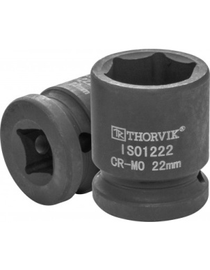 Головка торцевая ударная 1/2"DR, 22 мм, Thorvik IS01222 (53418) фото 1