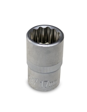 Головка торцевая 12-гранная 1/2''DR (17 мм) AVS H21217 фото 1