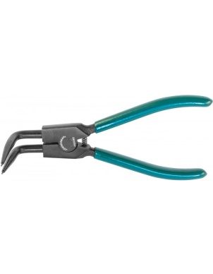 Щипцы для стопорных колец с удлиненными губками 216 мм, разжим загнутый, Jonnesway P9508D фото 1