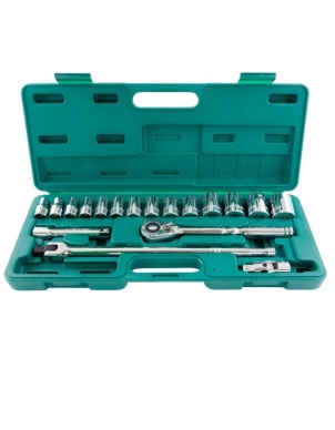 Набор головок 1/2 DR, 3/8-1-1/4, 18 предметов, Jonnesway S05H4219S фото 3