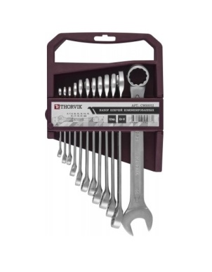 Набор ключей комбинированных 6-22 мм, 12 шт, Thorvik CWS0012 фото 1