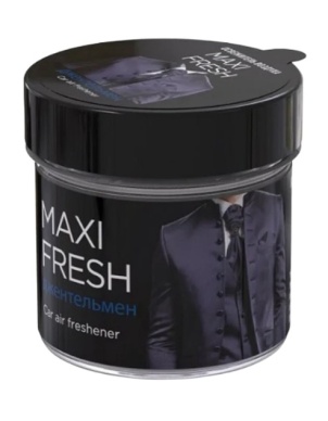 Ароматизатор воздуха MAXI FRESH CMF-110 "ДЖЕНТЕЛЬМЕН" (банка, 100 гр.) фото 1