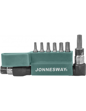 Набор бит (вставок) 1/4 DR, TORX с центрированным штифтом, 8 шт, Jonnesway S08H2ST8S фото 1