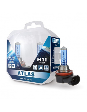 Галогеновые лампы AVS ATLAS PB /5000К/ H11.12V.55W Plastic box-2 шт. фото 1